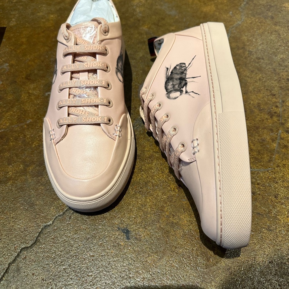 NEW Men’s Bally Helliot Fly In Flesh Low Top Sneakers